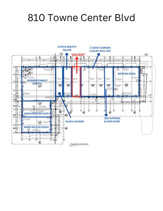Plus de détails pour 810 Towne Center Blvd, Pooler, GA - Local commercial à louer