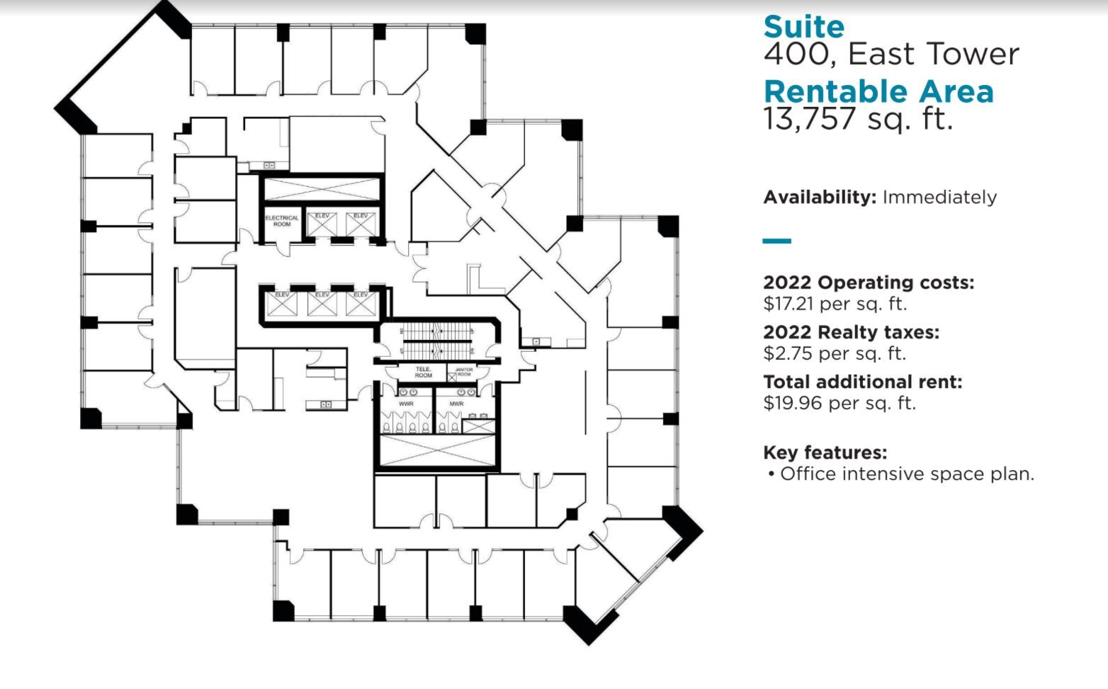 311 6th Ave SW, Calgary, AB à louer Plan d’étage– Image 1 sur 1
