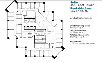 311 6th Ave SW, Calgary, AB à louer Plan d’étage– Image 1 sur 1