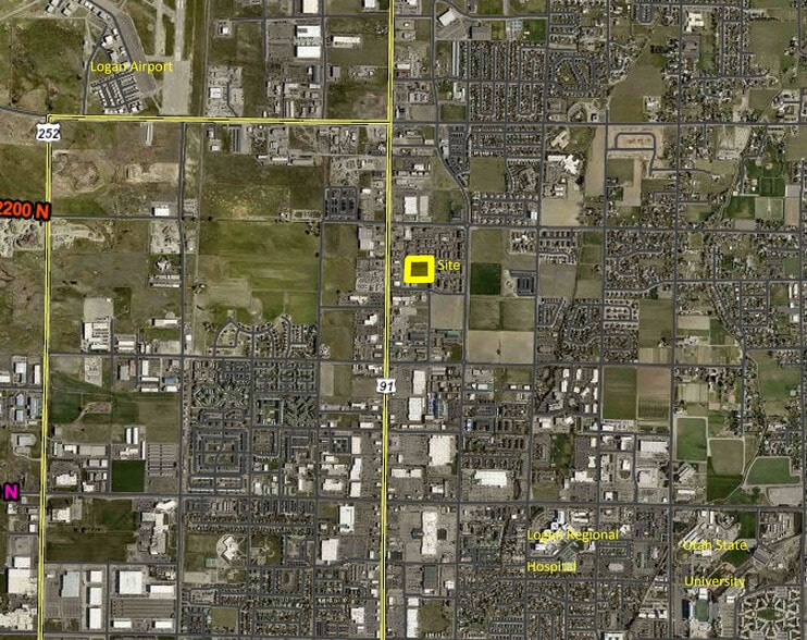 2070 Main Hwy, North Logan, UT à vendre - Aérien – Image 3 sur 3