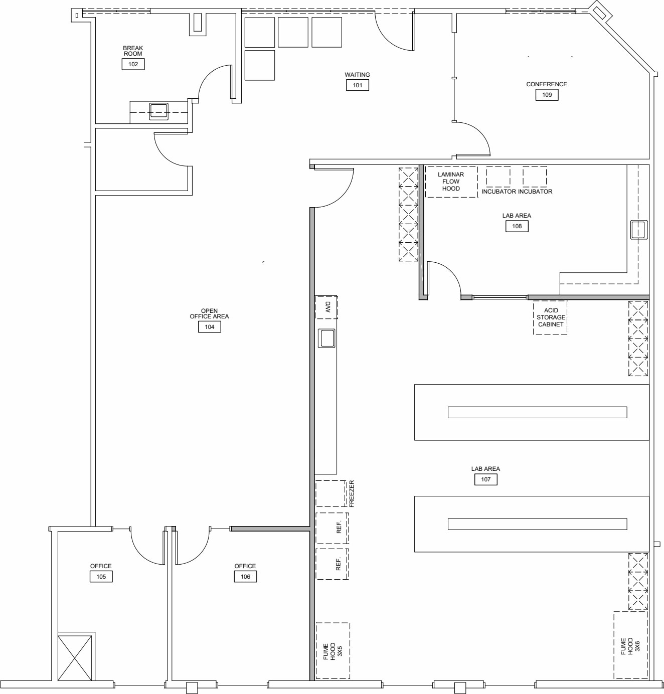 150 N Hill Dr, Brisbane, CA à louer Plan d’étage– Image 1 sur 1