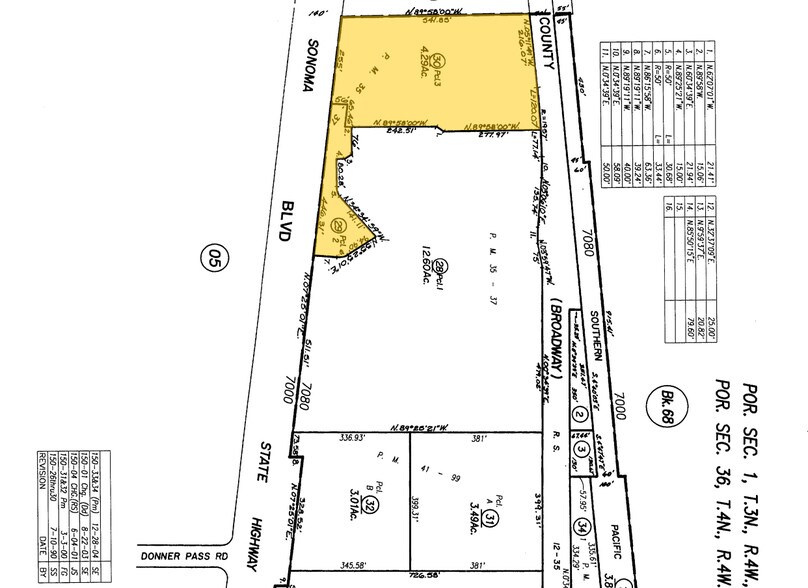 5180-5184 Sonoma Blvd, Vallejo, CA à louer - Plan cadastral – Image 3 sur 3