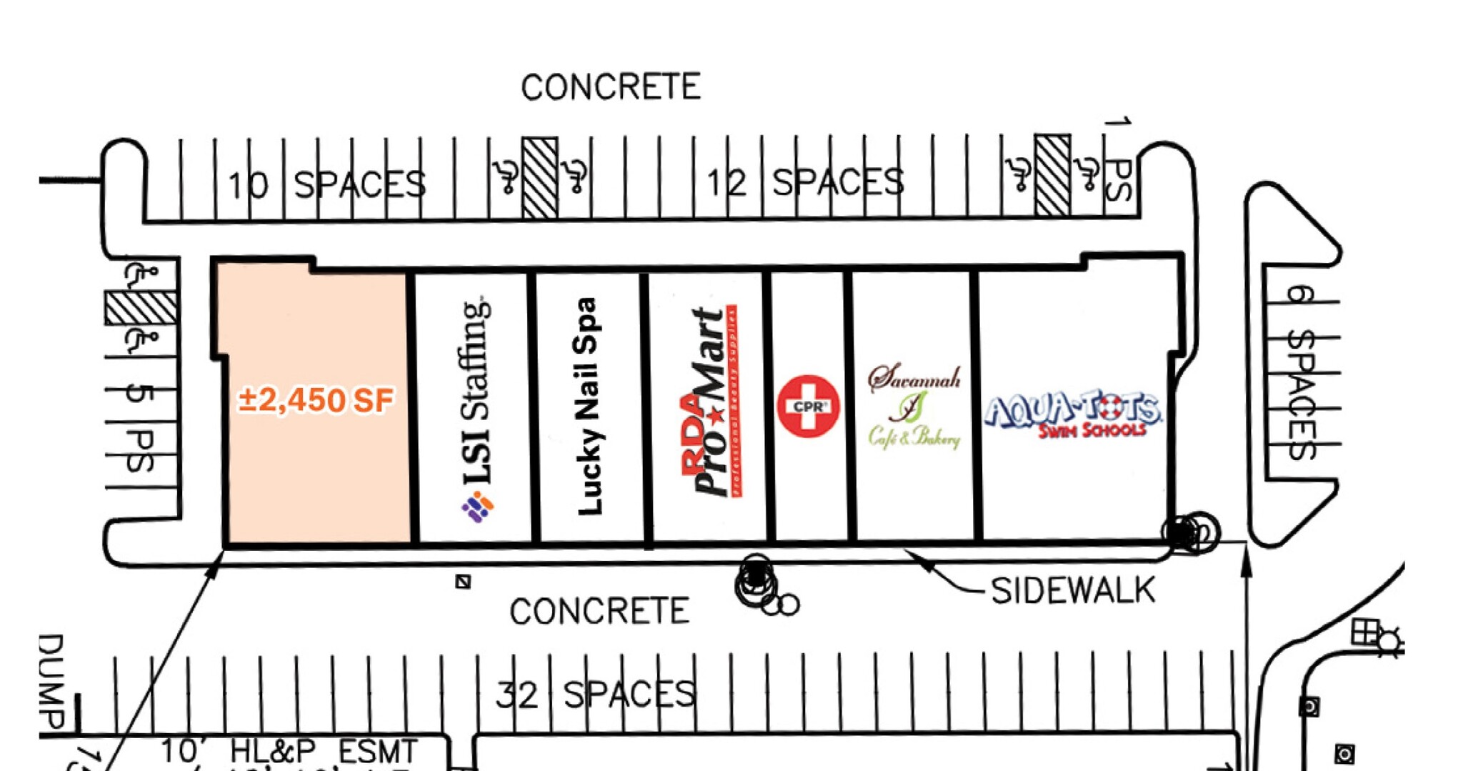 5950 Fairmont Pky, Pasadena, TX à louer Plan de site– Image 1 sur 1