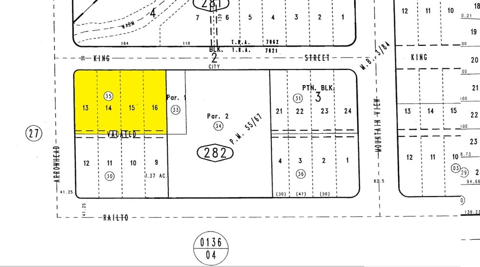 141 N Arrowhead Ave, San Bernardino, CA à louer - Plan cadastral – Image 2 sur 2