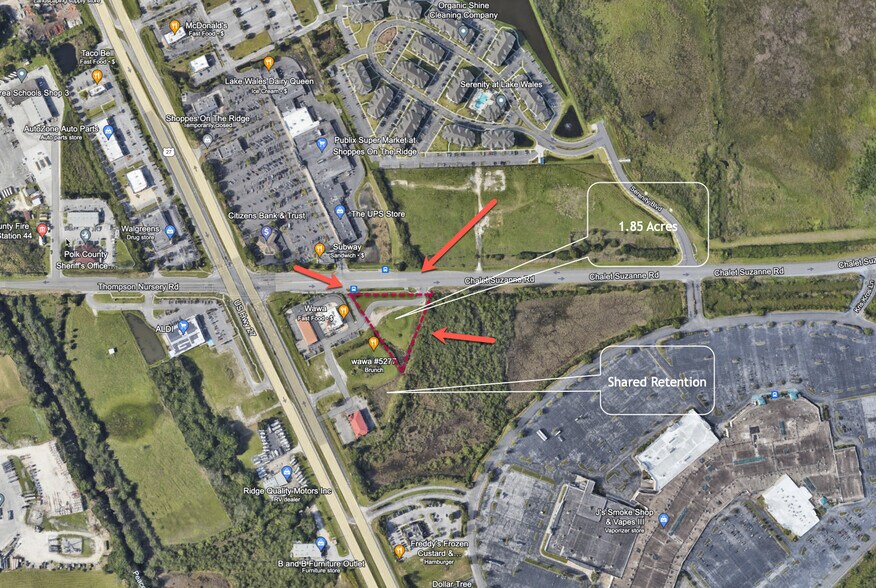 US Hwy 27 & Chalet Suzanne Rd, Lake Wales, FL à vendre - Aérien – Image 1 sur 1