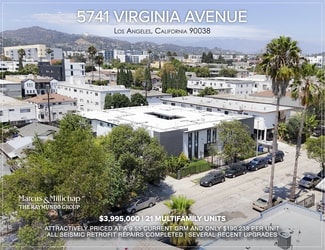 Plus de détails pour 5741 Virginia Ave, Los Angeles, CA - Logement à vendre
