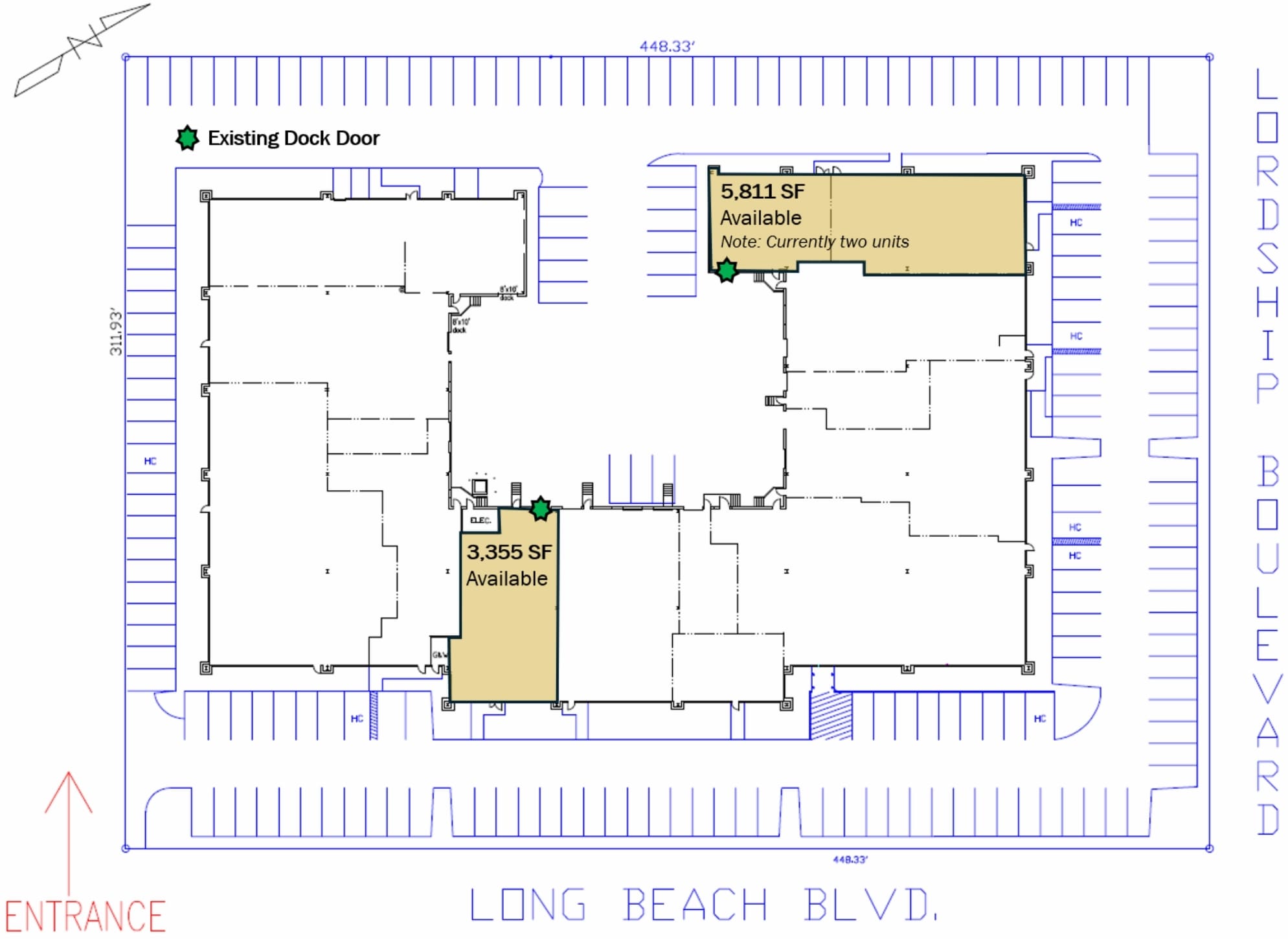 555 Lordship Blvd, Stratford, CT à louer Plan de site– Image 1 sur 2