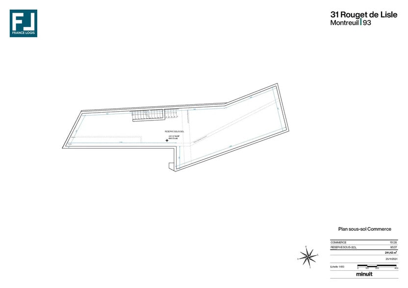 31 Boulevard Rouget De Lisle, Montreuil à louer - Plan d’étage – Image 3 sur 3