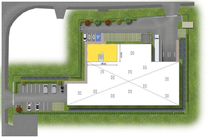 Local d’activités dans Trappes à louer - Plan d’étage – Image 3 sur 3