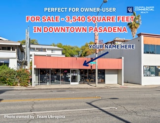 Plus de détails pour 731 E Walnut St, Pasadena, CA - Local commercial à vendre