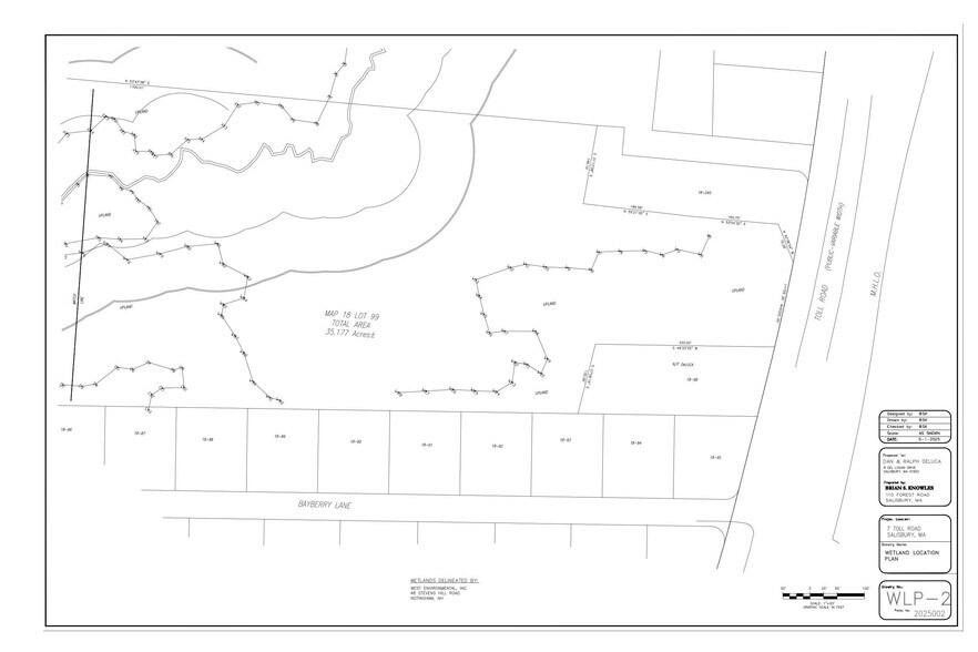 7 Toll Rd, Salisbury, MA à vendre - Plan cadastral – Image 2 sur 3