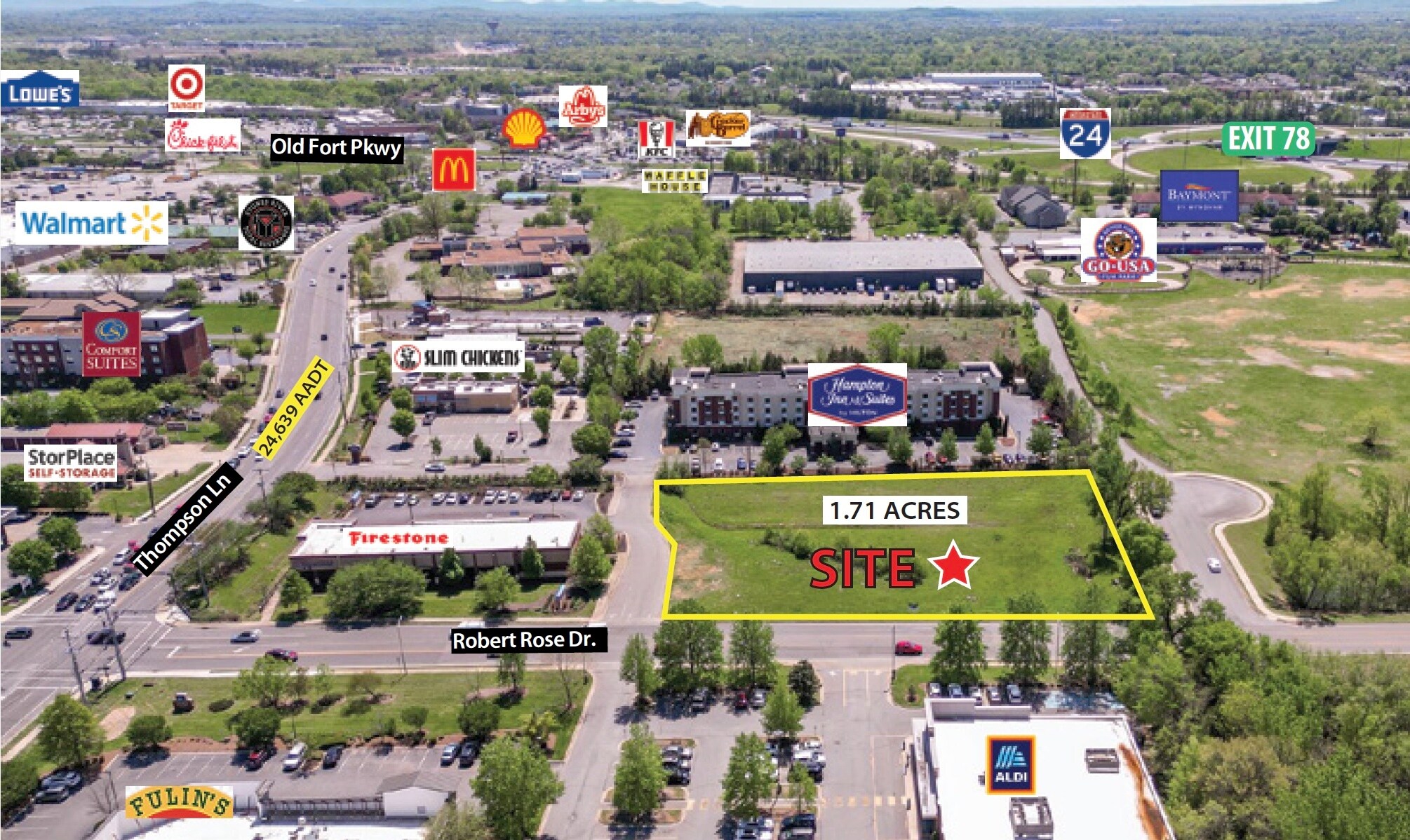 0 Robert Rose Dr, Murfreesboro, TN à vendre Photo de l’immeuble– Image 1 sur 2