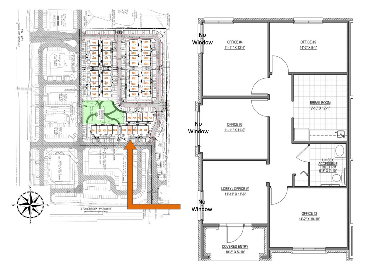 400 Stonebrook Pky, Frisco, TX 75036 - Lot 102 -  - Plan d’étage - Image 1 of 1