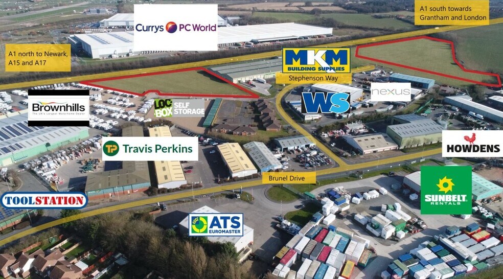 Stephenson Way, Winthorpe à louer - Plan de site – Image 2 sur 2