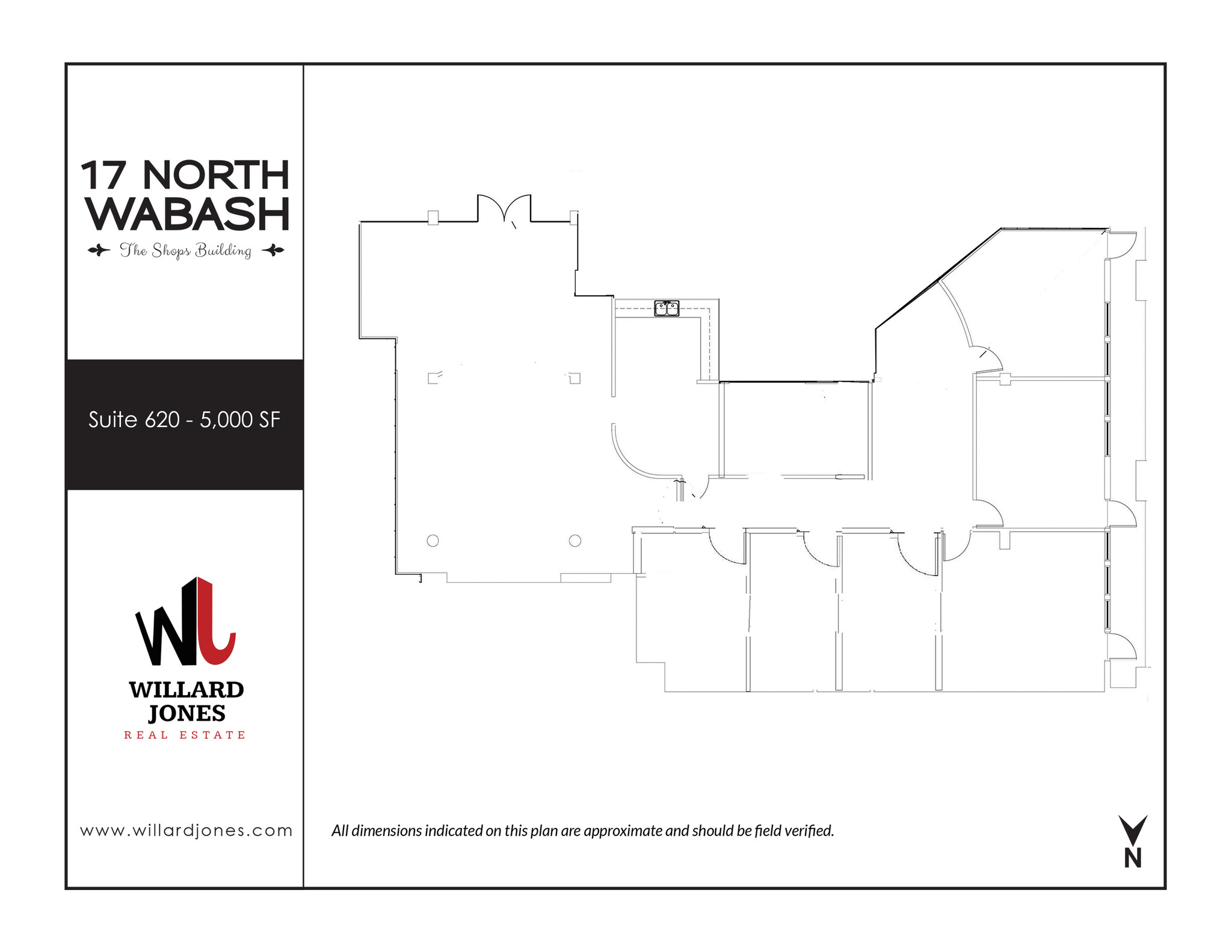 17 N Wabash Ave, Chicago, IL à louer Plan d’étage– Image 1 sur 7