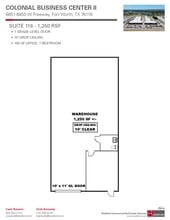 8851 West Fwy, Fort Worth, TX à louer Plan d’étage– Image 1 sur 1