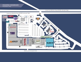 8036-8160 Ritchie Hwy, Pasadena, MD à louer Plan de site– Image 1 sur 2