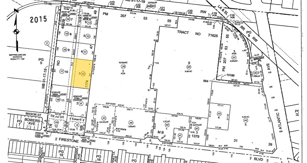 4587-4591 Firestone Blvd, South Gate, CA à louer - Plan cadastral – Image 2 sur 4