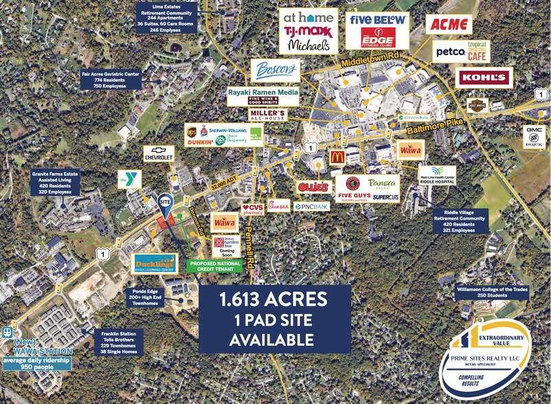 1278 W Baltimore Pike, Media, PA à louer - Photo principale – Image 1 sur 3