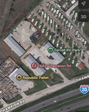 1472-1482 Champion Rd, Terrell, TX - Vue aérienne vue de carte