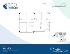 2001 Timberloch, The Woodlands, TX à louer Plan d’étage– Image 1 sur 1