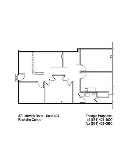 371 Merrick Rd, Rockville Centre, NY à louer - Plan d’étage – Image 1 sur 11