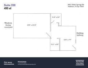 4851 Keller Springs Rd, Addison, TX à louer Plan de site– Image 1 sur 1