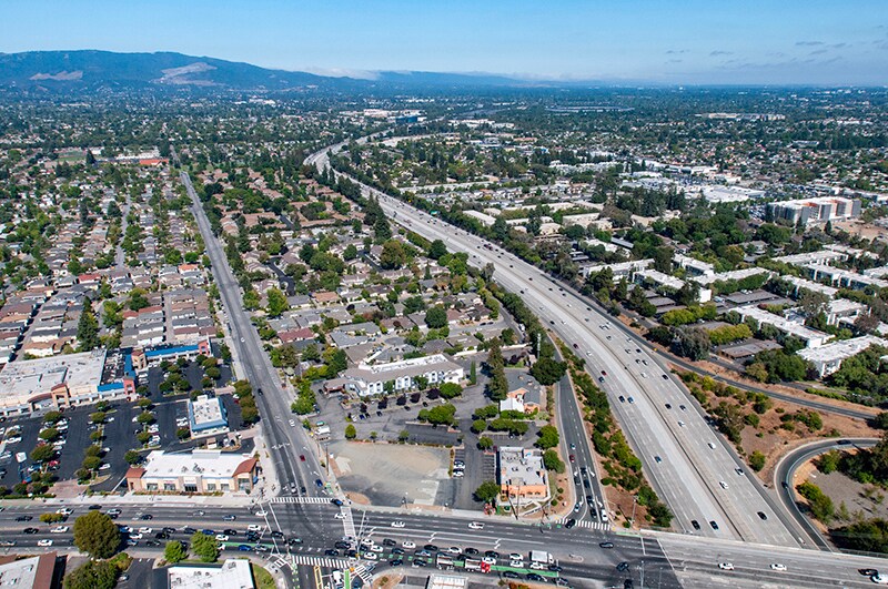 555 Saratoga Ave, San Jose, CA à vendre - Aérien – Image 3 sur 4