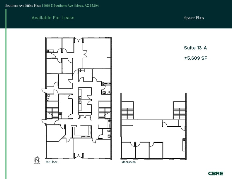 1818 E Southern Ave, Mesa, AZ à louer Plan d’étage– Image 1 sur 1