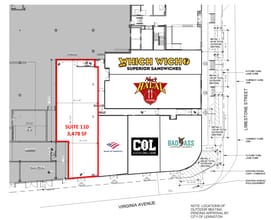 685 S Limestone, Lexington, KY à louer Plan d’étage– Image 1 sur 3