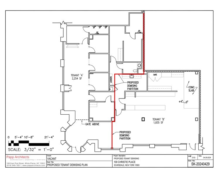 1-100 Christie Pl, Scarsdale, NY à louer - Plan de site – Image 3 sur 3