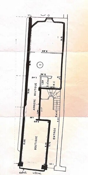 Local commercial dans Saint-Germain-en-Laye à louer - Plan d’étage – Image 3 sur 3