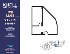 15400 Knoll Trail Dr, Dallas, TX à louer Plan d’étage– Image 1 sur 1