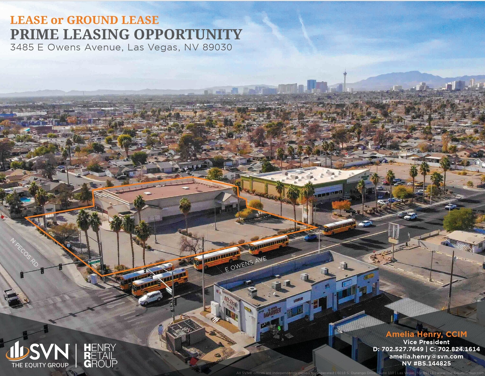 3485 E Owens Ave, North Las Vegas, NV à louer Aérien– Image 1 sur 11