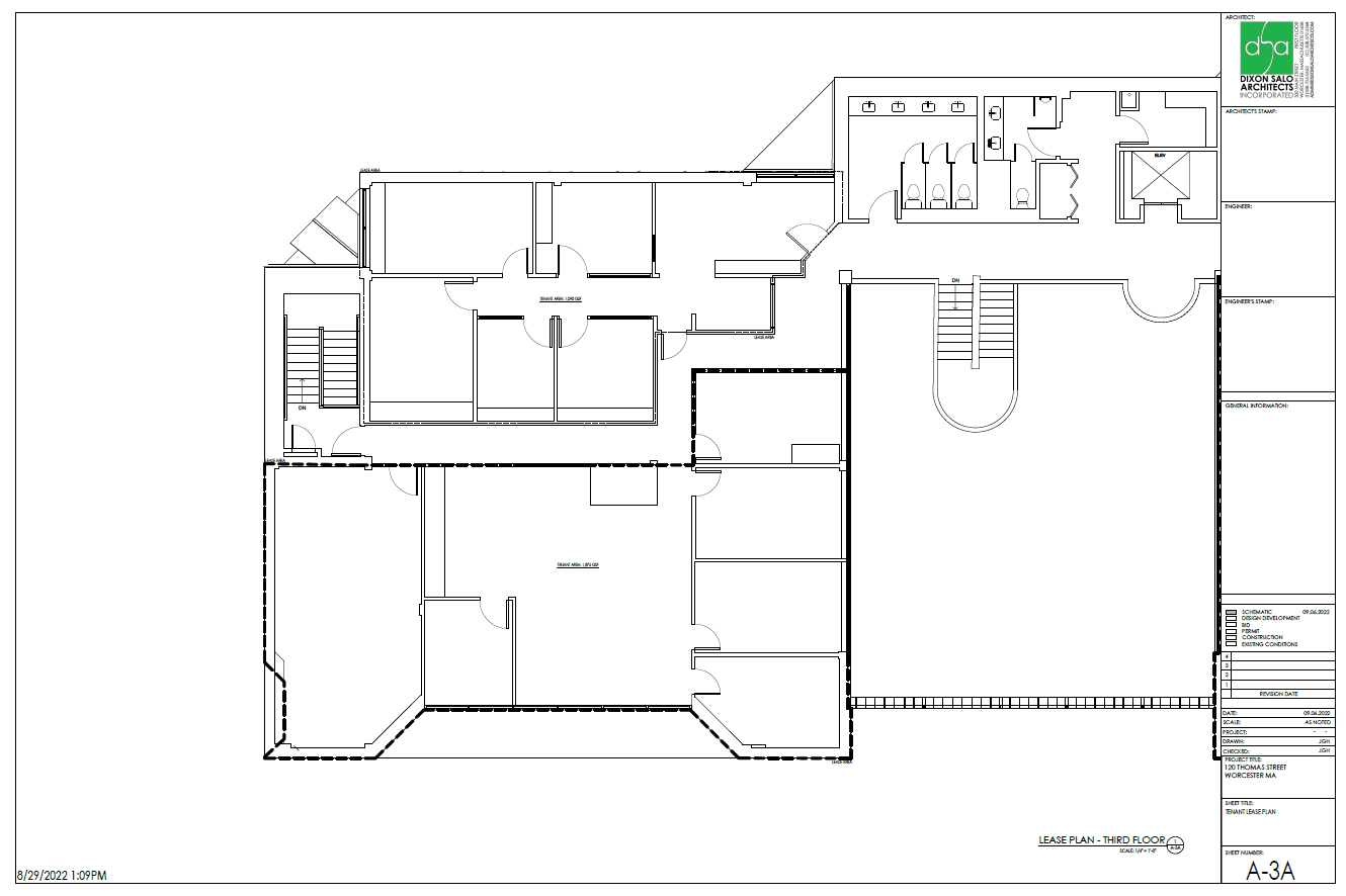 120 Thomas St, Worcester, MA à louer Plan d’étage– Image 1 sur 1