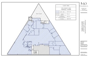 2700 Rogers Dr, Birmingham, AL à louer Plan de site– Image 2 sur 2