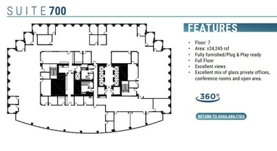 1111 Broadway, Oakland, CA à louer Plan d’étage– Image 1 sur 1