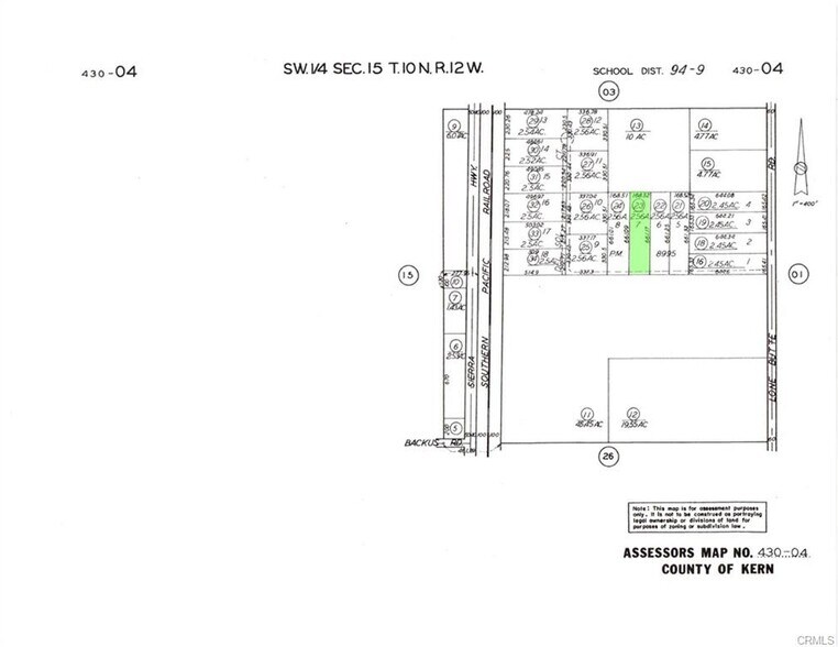 430-040-23-00-4 Ericka Ave, Mojave, CA à vendre - Photo principale – Image 1 sur 10