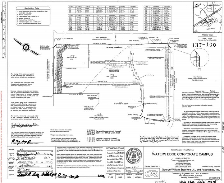 100 Bata Blvd, Belcamp, MD à vendre - Plan cadastral – Image 3 sur 3