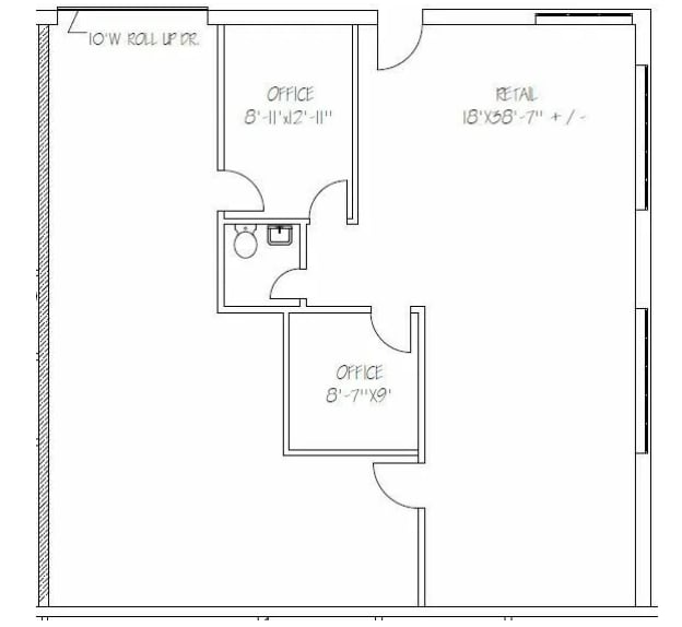 5773-5776 Arrowhead Drive, Virginia Beach, VA à louer Plan d’étage– Image 1 sur 1