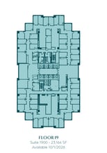 951 E Byrd St, Richmond, VA à louer Plan d’étage– Image 1 sur 1