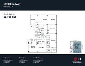 1970 Broadway, Oakland, CA à louer Plan d’étage– Image 1 sur 1