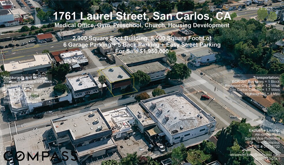 1761 Laurel St, San Carlos, CA à vendre - Photo de l’immeuble – Image 3 sur 11