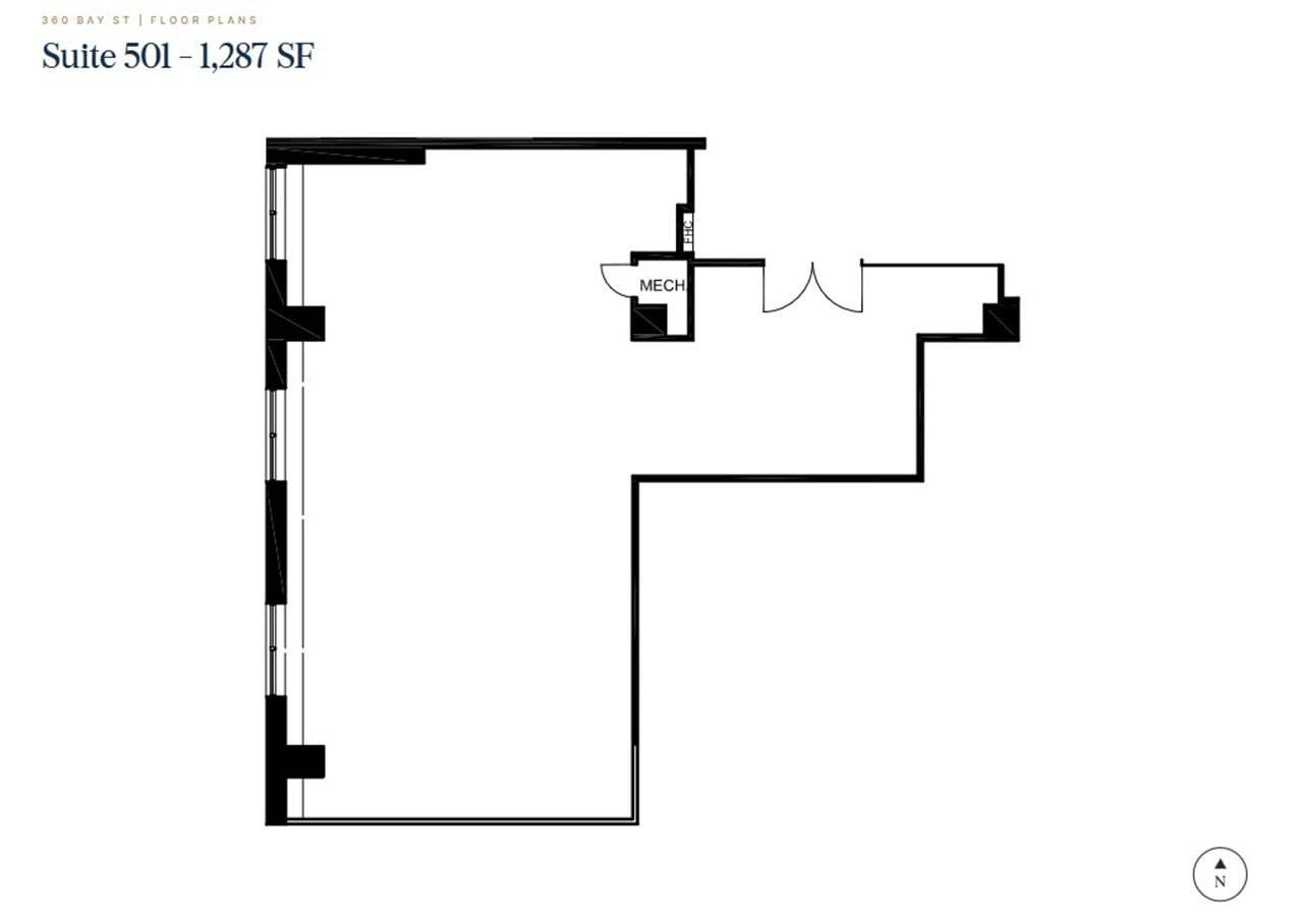 360 Bay St, Toronto, ON à louer Plan d’étage– Image 1 sur 1