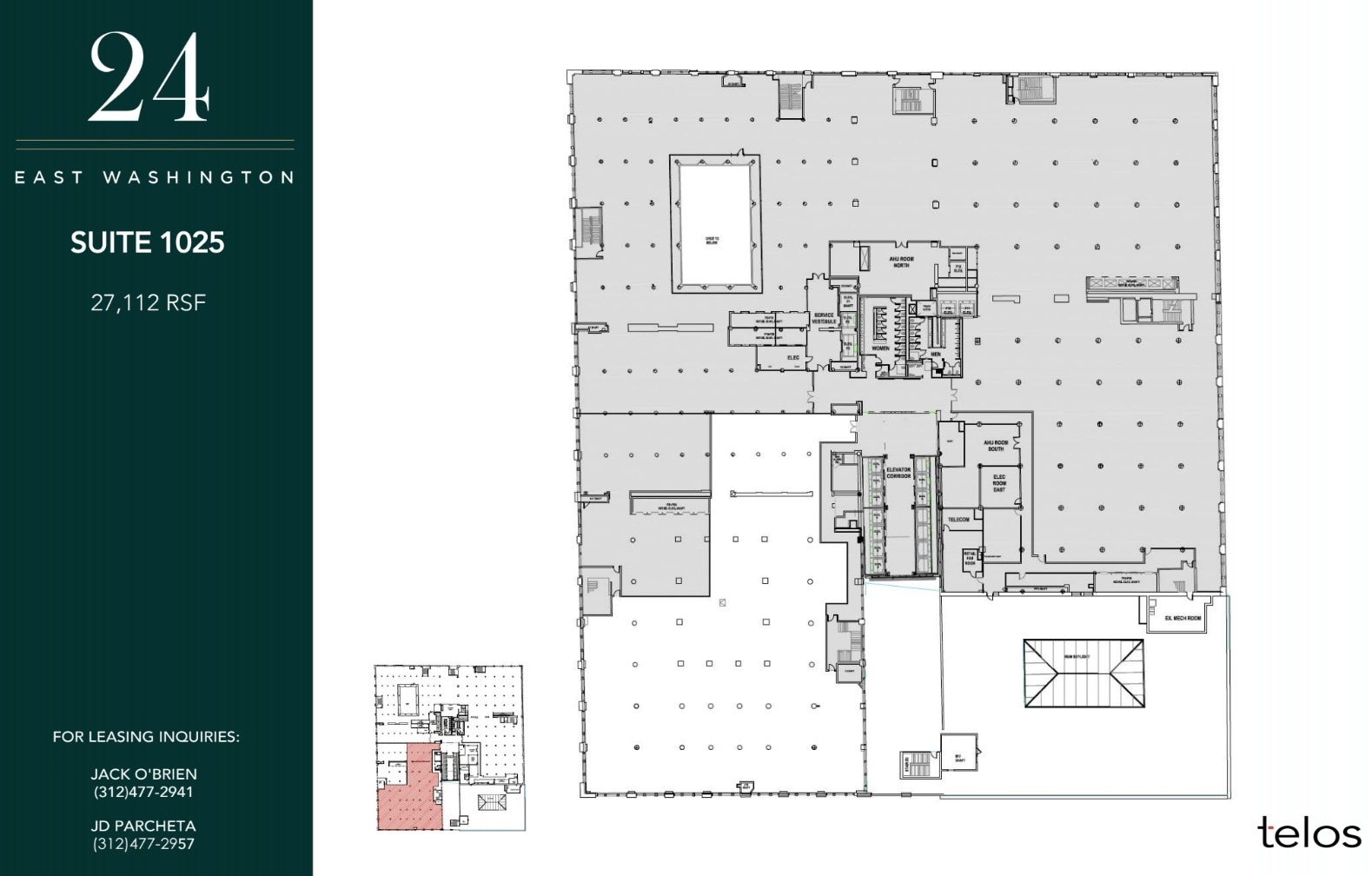 24 E Washington St, Chicago, IL à louer Plan d’étage– Image 1 sur 1