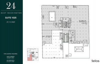 24 E Washington St, Chicago, IL à louer Plan d’étage– Image 1 sur 1