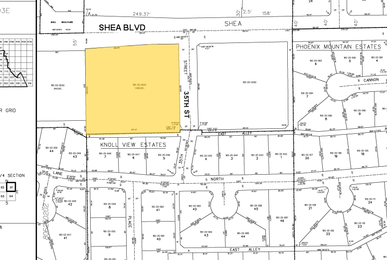 3375 E Shea Blvd, Phoenix, AZ à louer - Plan cadastral – Image 2 sur 24