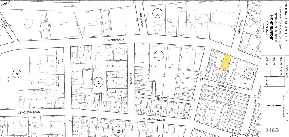 19 N Broadway, Tarrytown, NY à louer - Plan cadastral – Image 3 sur 3