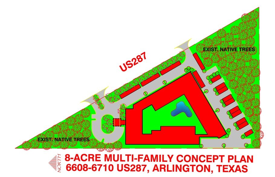 6608-6710 US 287 Frontage Rd, Arlington, TX à vendre - Photo de l’immeuble – Image 2 sur 7