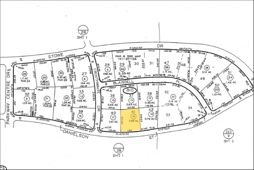 13750 Danielson St, Poway, CA à vendre - Plan cadastral – Image 2 sur 5